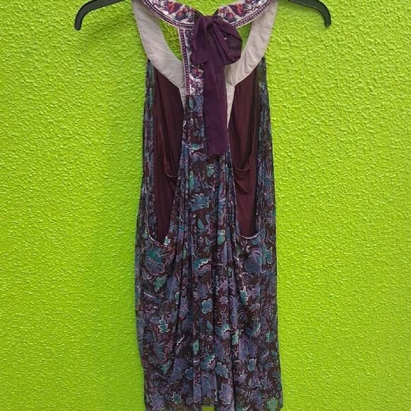 Free People Multicolor Floral Sleeveless Blouse - Picture 4 of 4